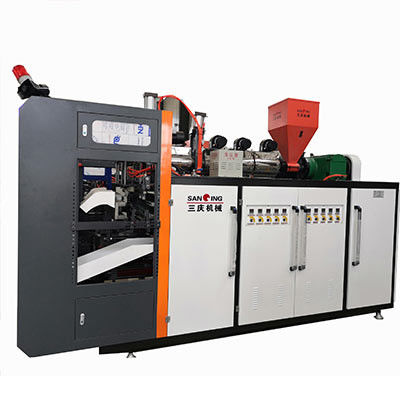 Máquina de molde hidráulica L/D do PE ISO9001 25/1 sopro do PE de 2 cavidades