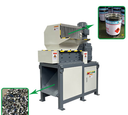 ISO9001 máquina auxiliar 300kg/H do triturador do desperdício do metal da máquina 3kW