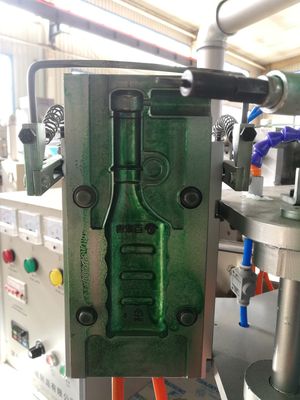 Molde semi automático da garrafa de cerveja do molde da garrafa de vidro 150mL
