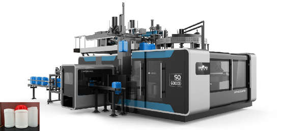 Eficiência elevada moldando da máquina de molde 6 giratórios do sopro do CE Sq-Sf-25l