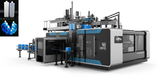 Seis máquinas de molde ocas servo do sopro dos moldes completamente automáticas