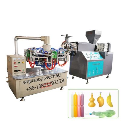 O gelo Lolly Tube Automatic Bottle Blowing do LDPE faz à máquina a estação do HDPE 15kw 2